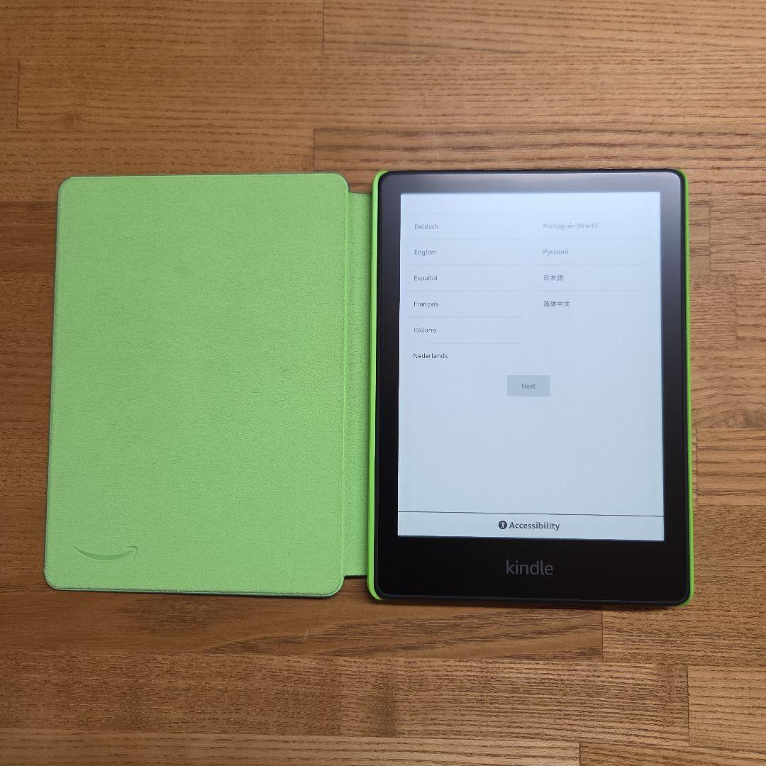 【美品】Kindle Paperwhiteキッズモデル 16GB カバー付き 美品】Kindle Paperwhiteキッズモデル 16GB カバー付き
