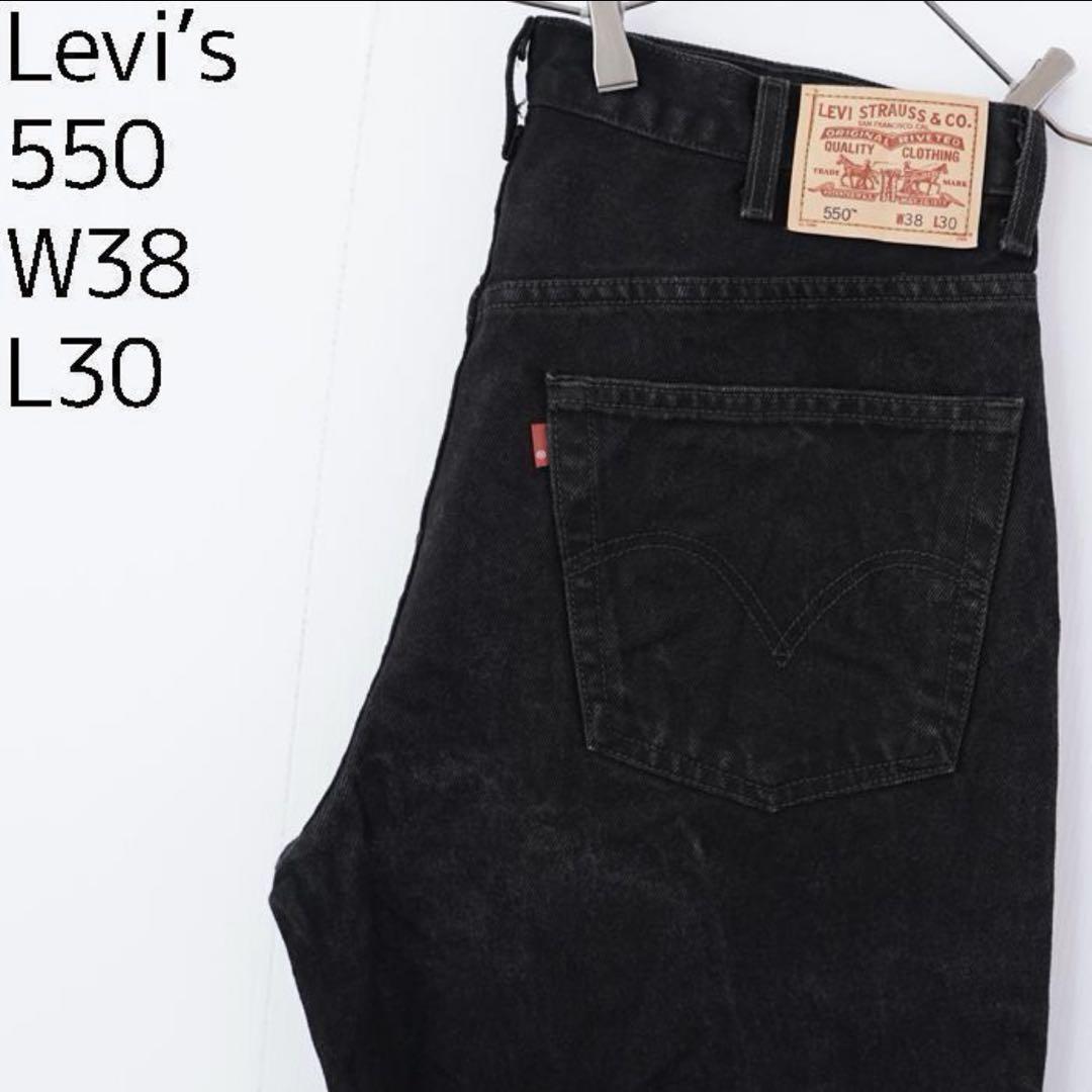 LEVI’S 550 w38l30 black denim
