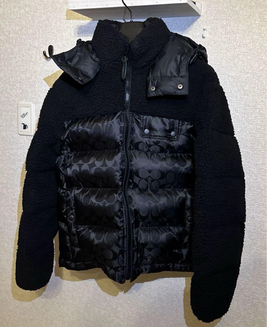 レア商品‼️coach ボアダウン ジャケット Sモノグラム シグネチャーシェルパ