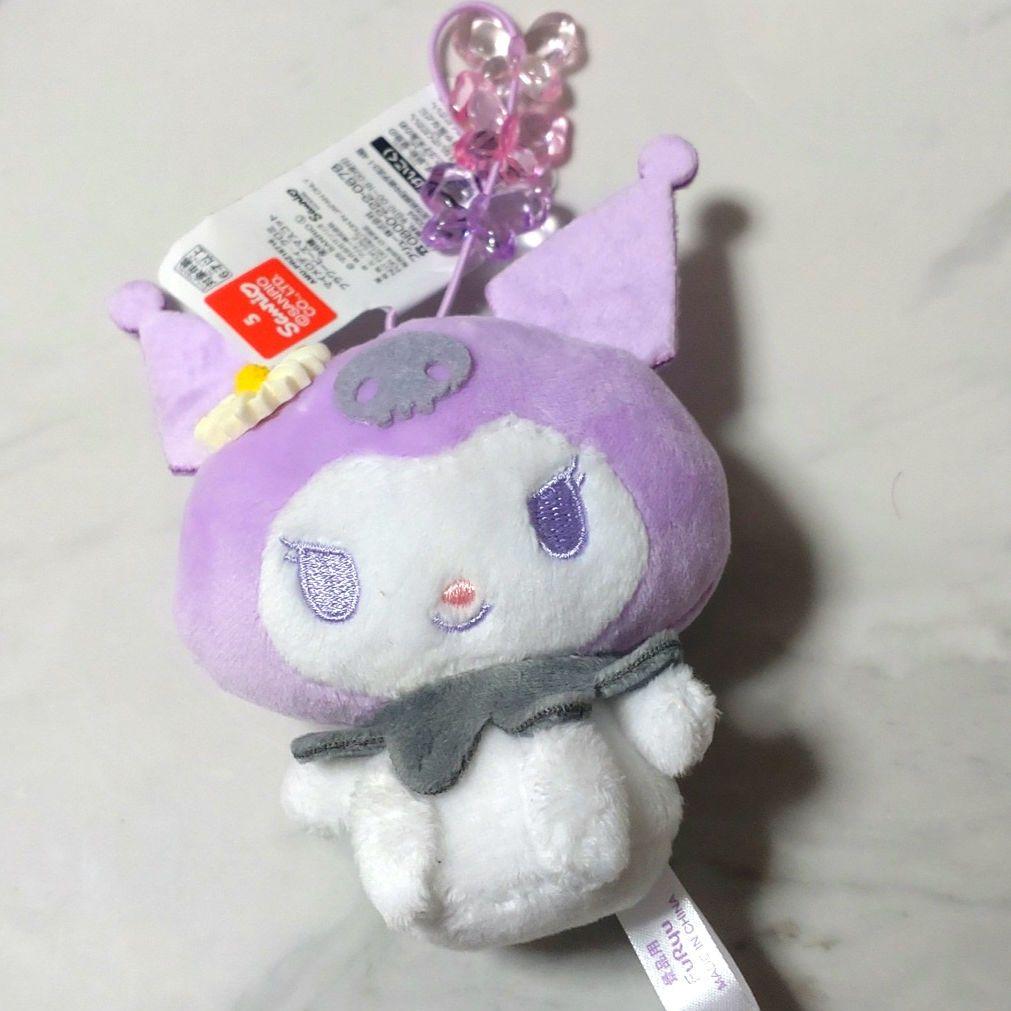 ❤コンプリート❤フラワービーズマスコット　マイメロディ・クロミ クロミ(ブルー)】マイメロディ・クロミ フラワービーズ