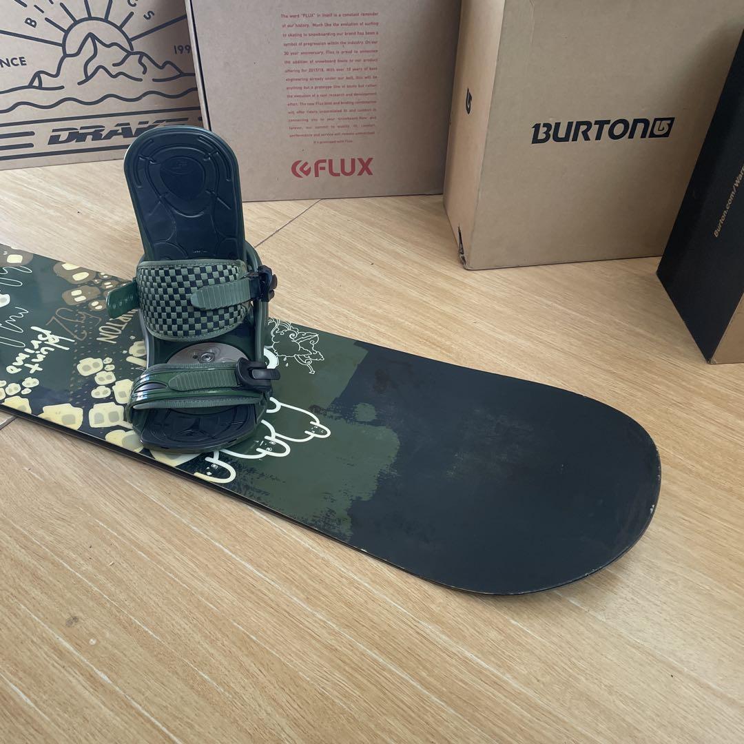 BURTON×FLUX　バートン　スノーボードセット　フラックスバインディング付