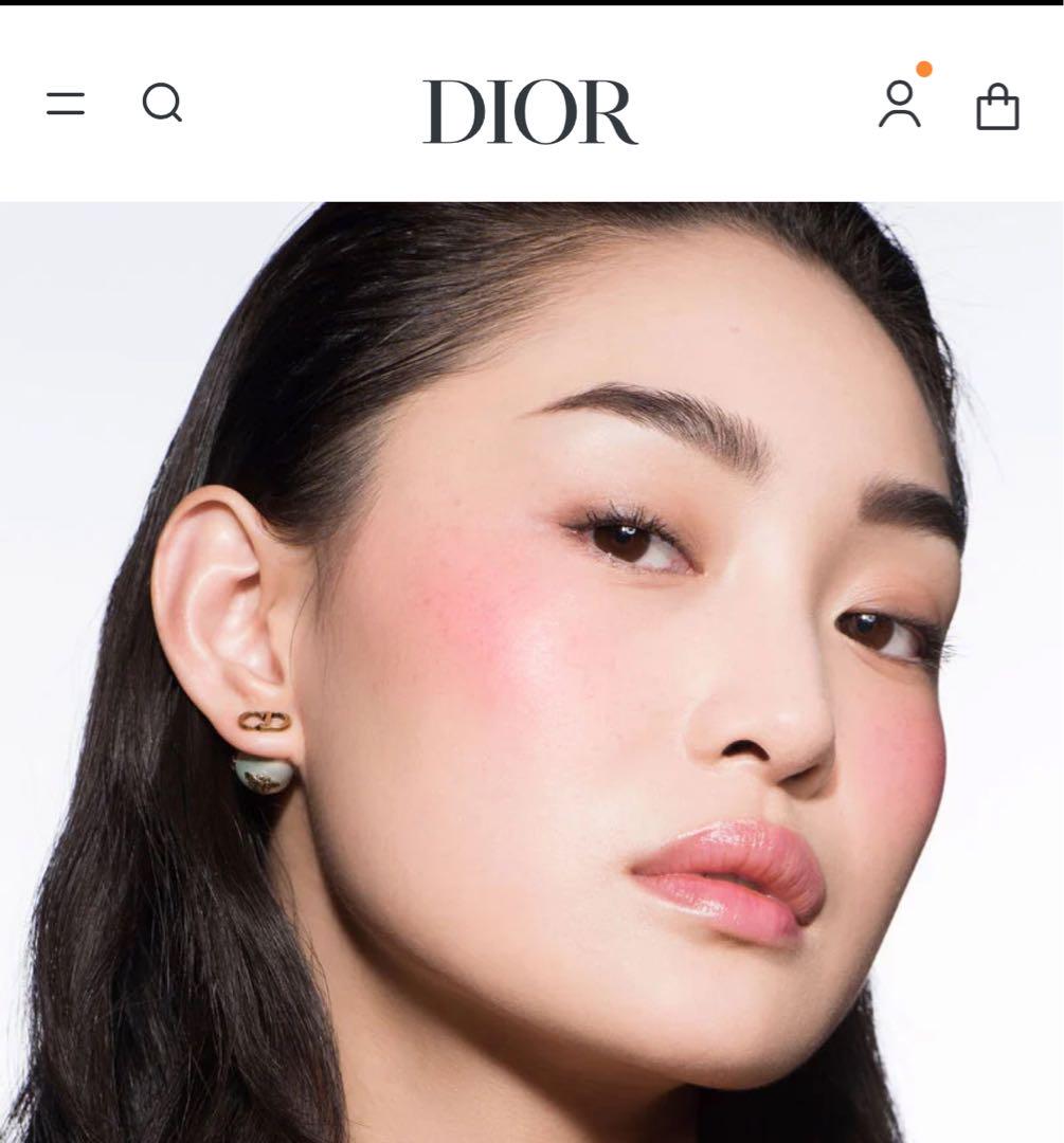 Christian Dior パウダーチーク ピンク ブラシ付き Dior パウダーチーク ピンク ブラシ付き - メルカリ