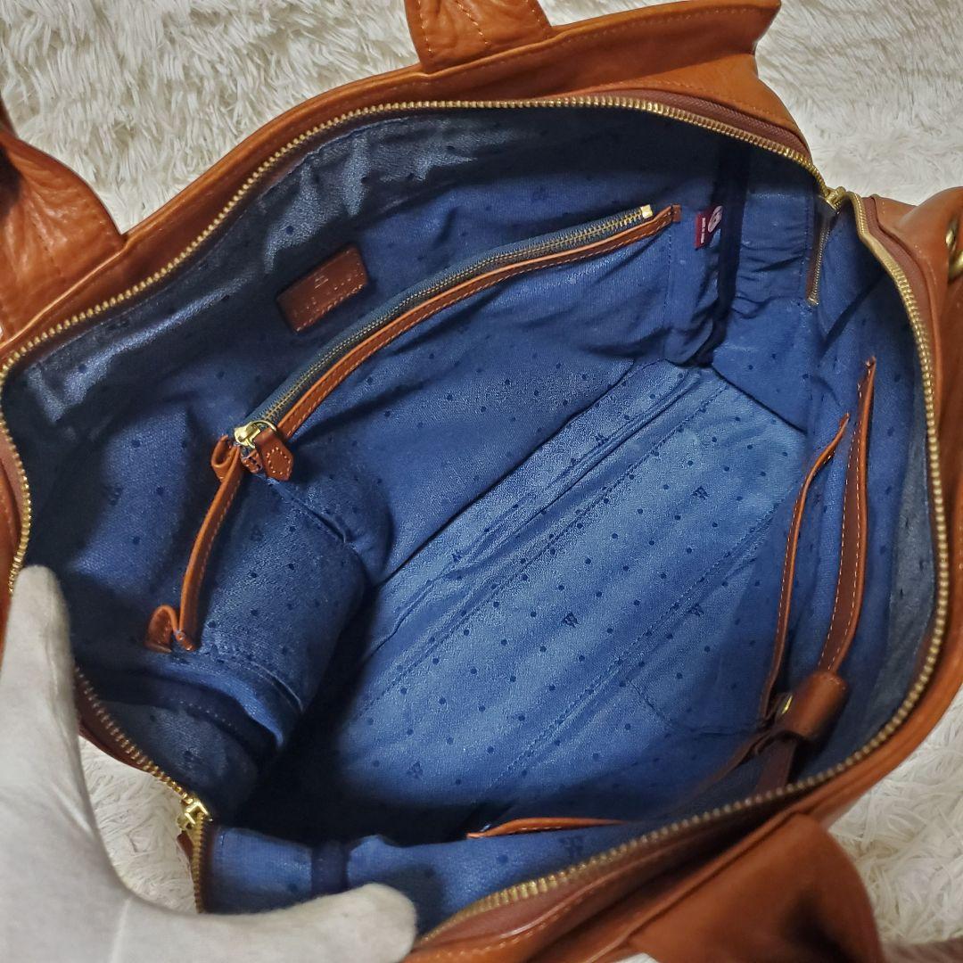FIVE WOODS ビジネスバッグ オールレザー A4収納可 ブブラウン