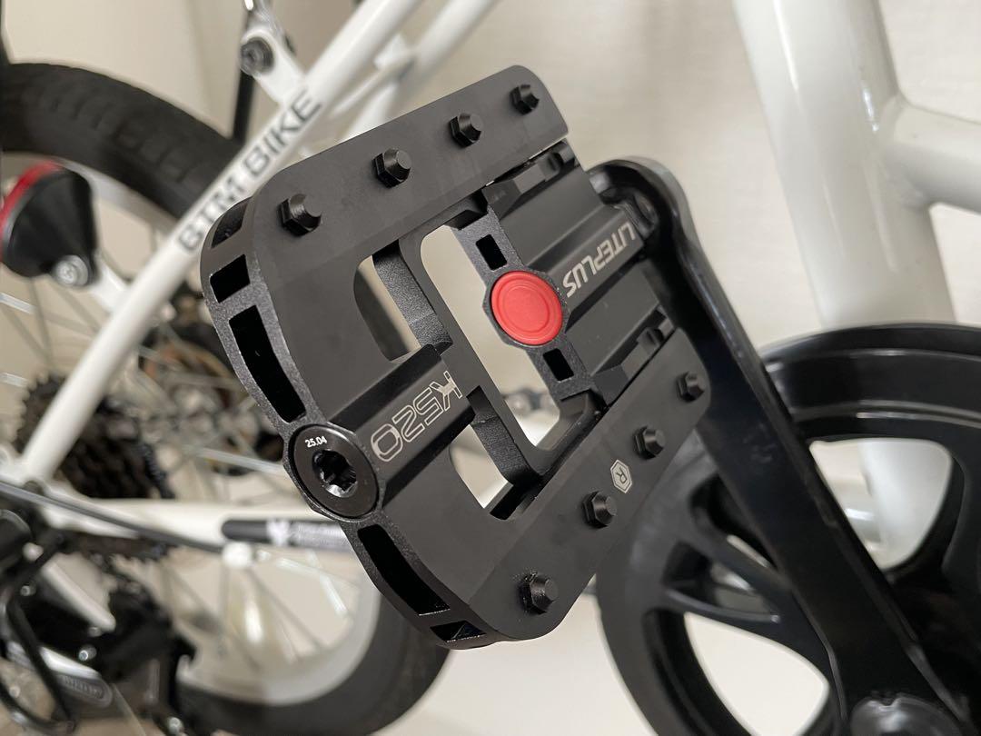 折りたたみ自転車　16インチ　6段ギア　BTM 【スケボー搭載可能】DIY