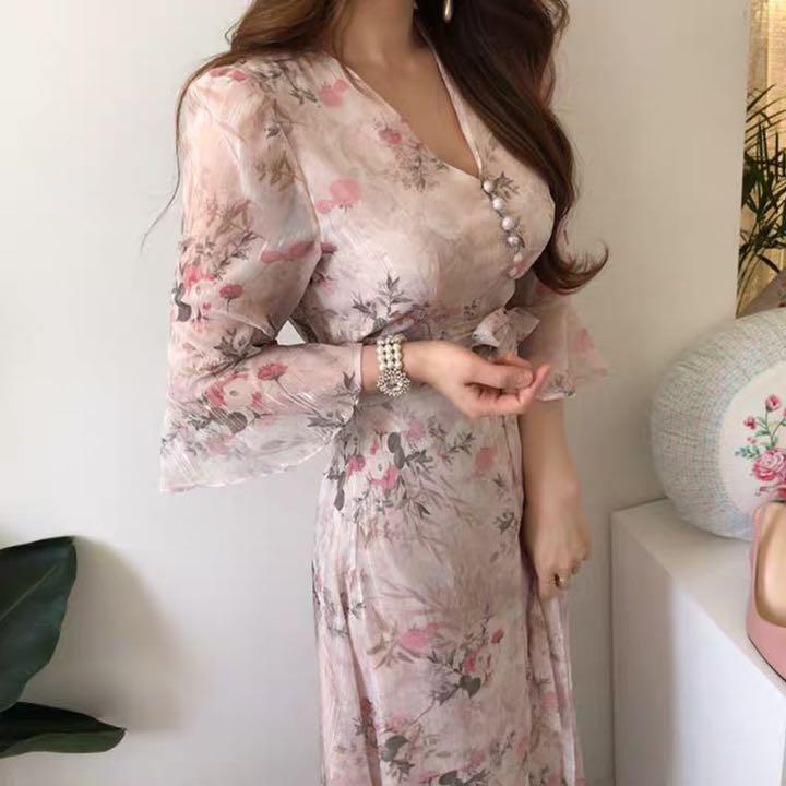父の日早割クーポン 春物コーデ❤️花柄 ロングワンピース レディース ひざ丈 ドレス パーティー 受注後お取り寄せ|ワンピース - www.murad.com.jo 父の日早割クーポン 春物コーデ❤️花柄 ロングワンピース レディース ひざ丈 ドレス パーティー 受注後お取り寄せ|ワンピース - www.murad.com.jo