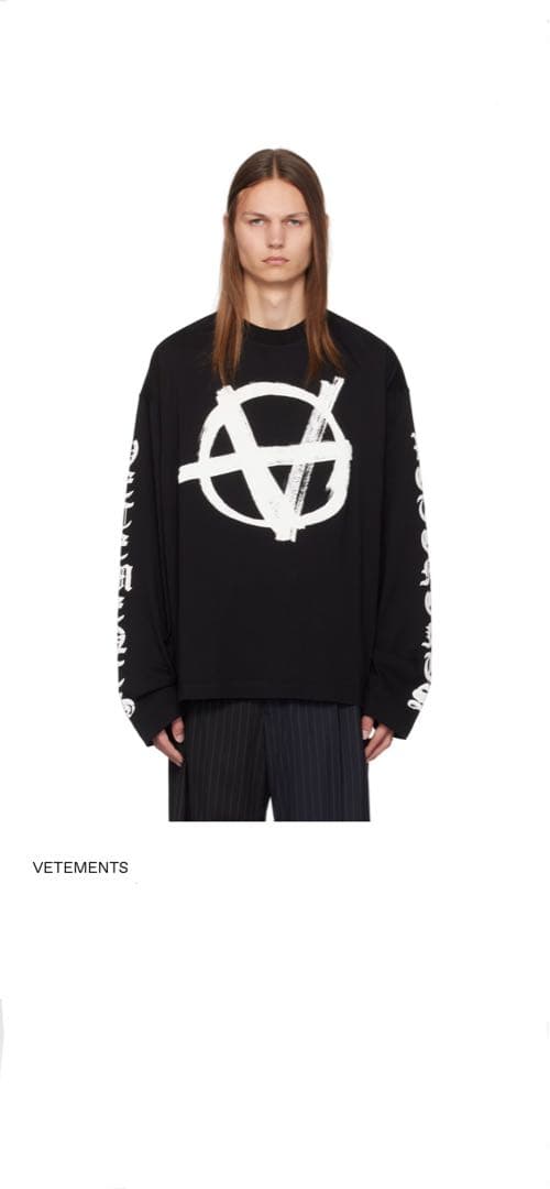 VETEMENTS ヴェトモン Double Anarchy Logo - メルカリ VETEMENTS ヴェトモン Double Anarchy Logo - メルカリ