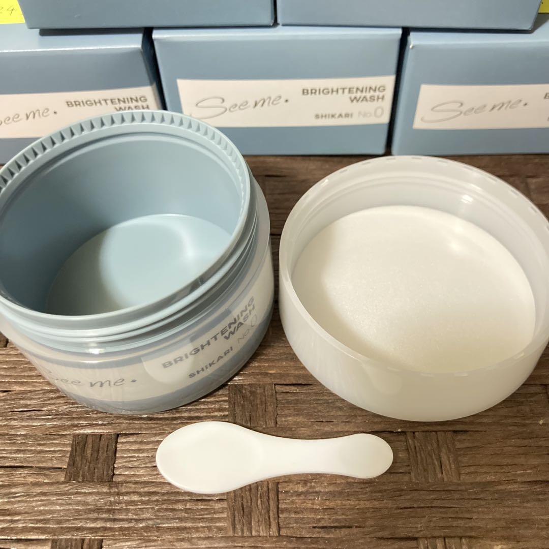 シカリ洗顔 リフィル5箱 (新品).リフィル専用ケース/スパチュラ付き(中古)