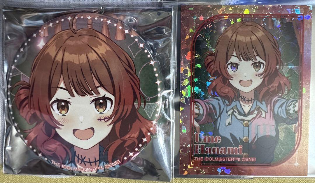 学園アイドルマスター グリッター缶バッジ／J 花海 佑芽