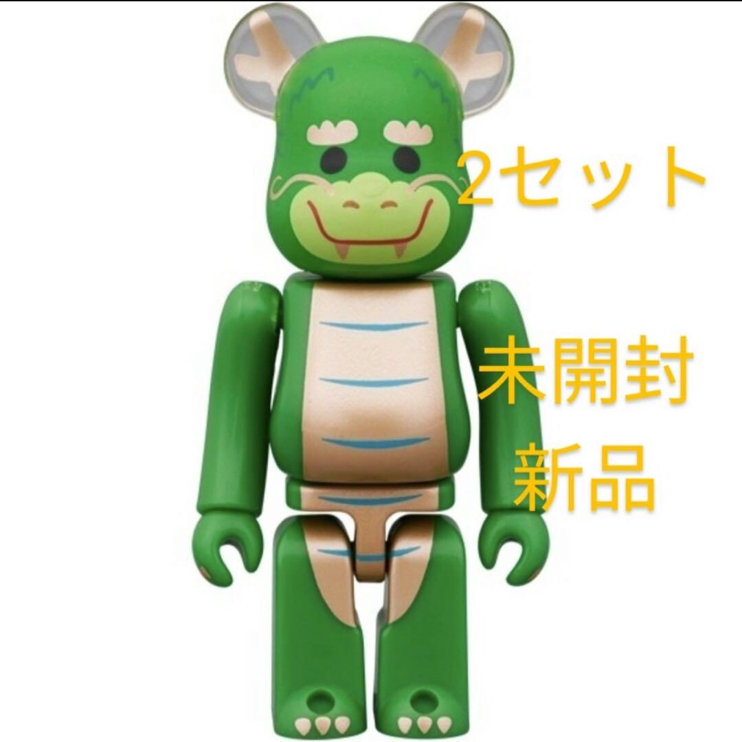 2個セット BE@RBRICK 干支 辰 100％ ベアブリック