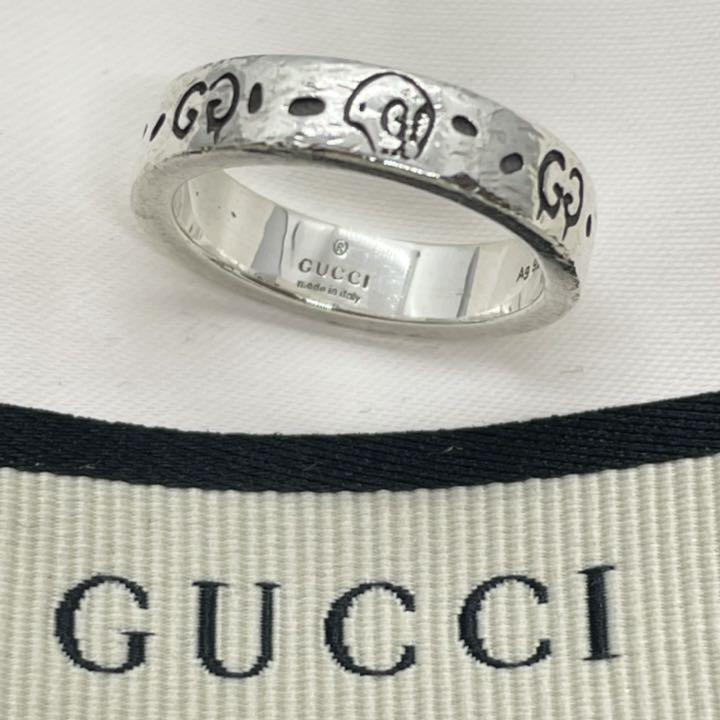 美品✨GUCCI リング ゴースト シルバー925 8号 注目のブランド 美品✨GUCCI リング ゴースト シルバー925 8号 注目のブランド