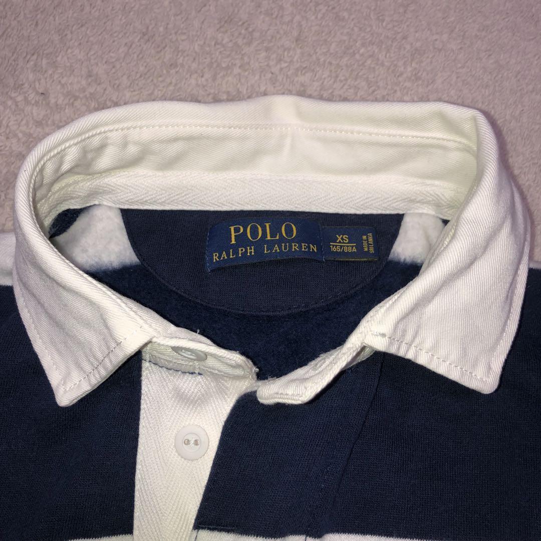 Ralph Lauren ラガーシャツ XS 常田大希 ネイビー　ホワイト