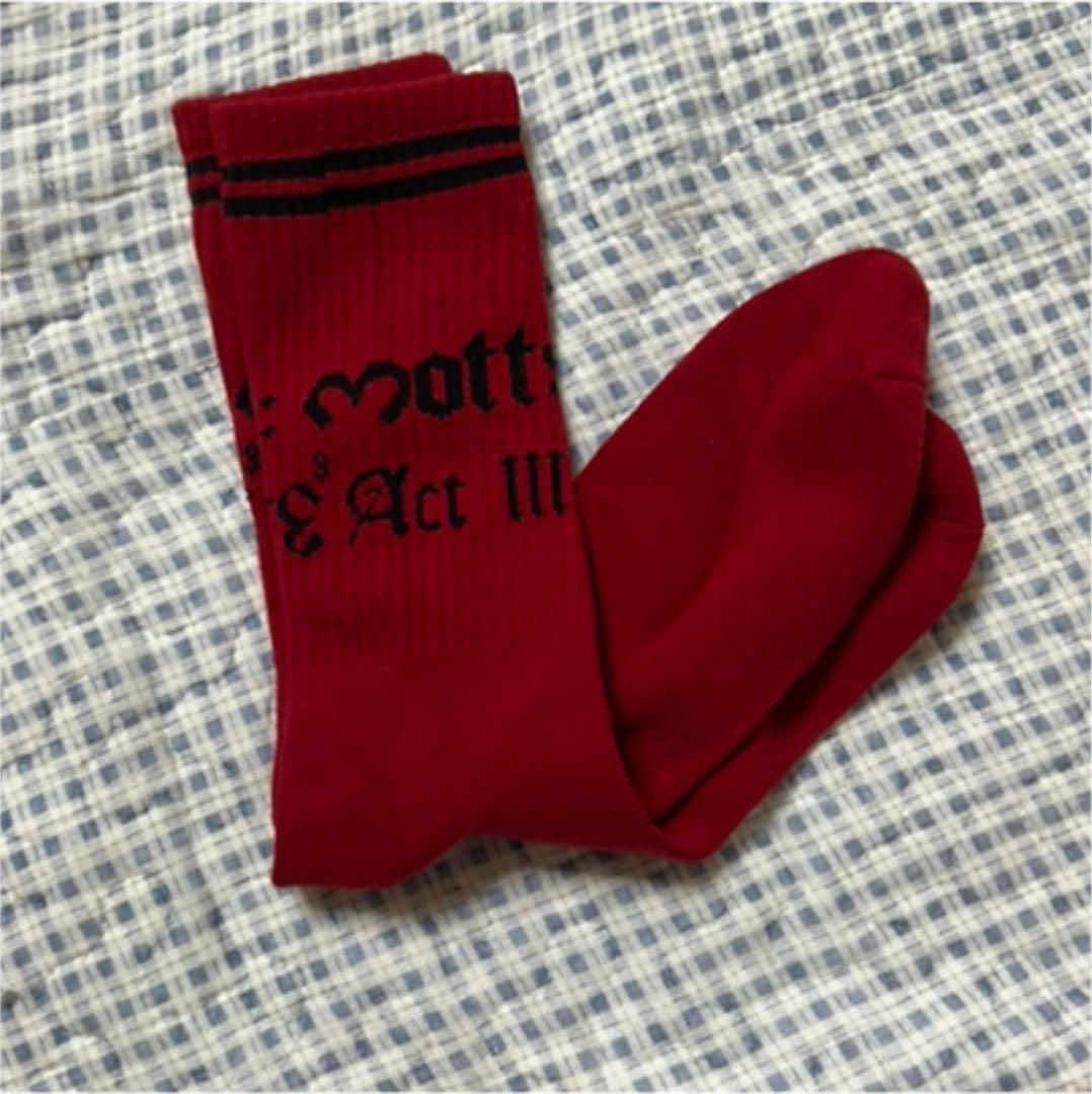 Bigbang G Dragon ソックス 赤 ソロコン グッズ 激安超安値