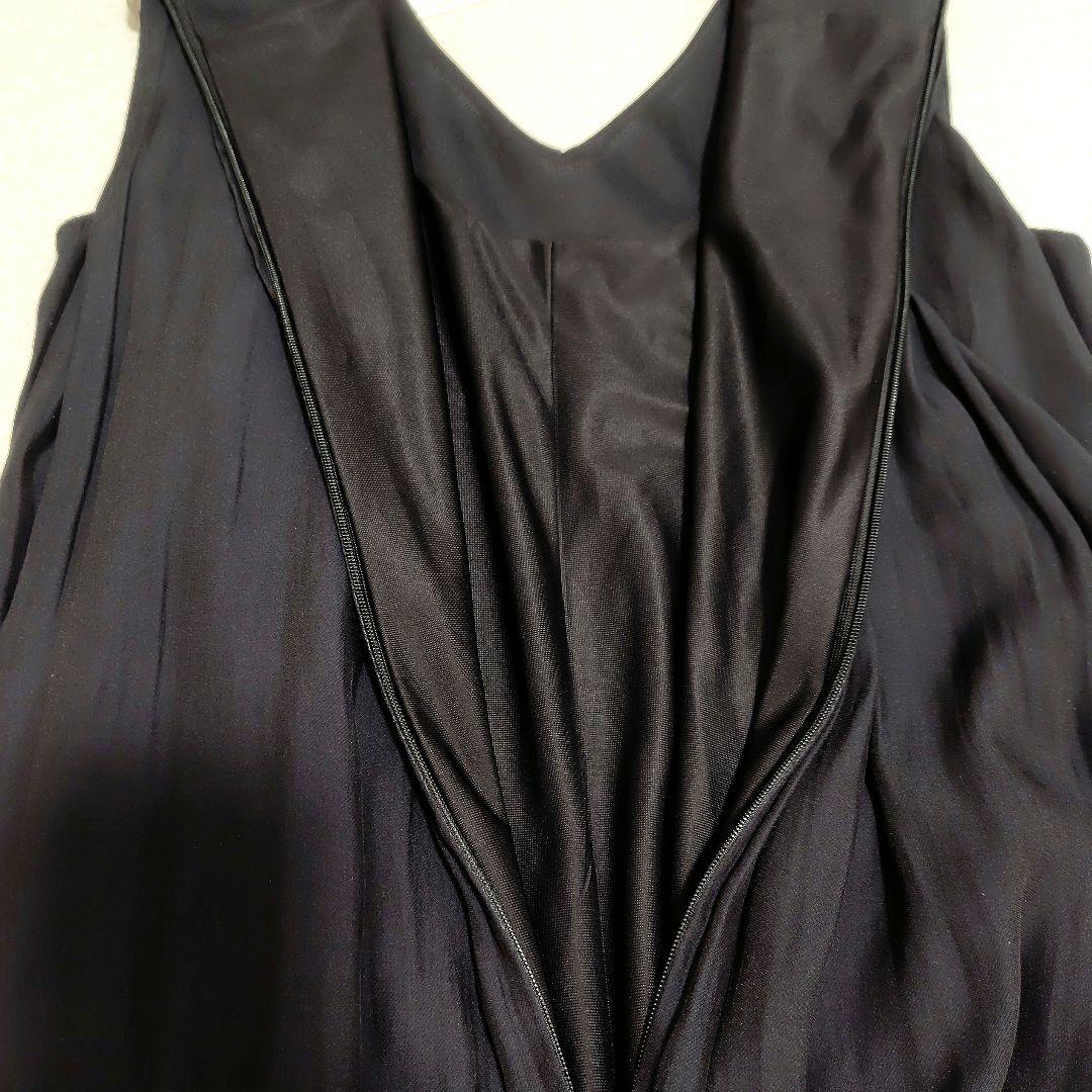 ◆新品◆　ワイドタック　オールインワン　Vネック ブラック M