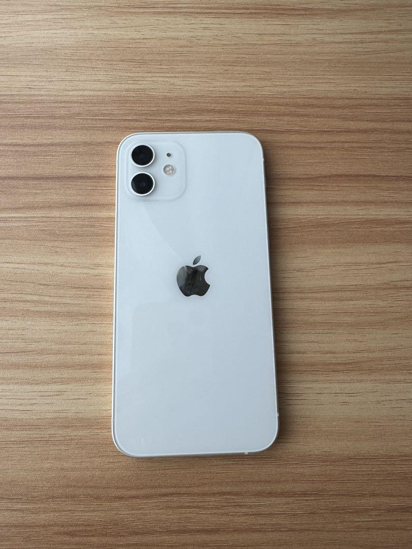iPhone12 本体 128G ホワイト　比較的　美品　傷あり