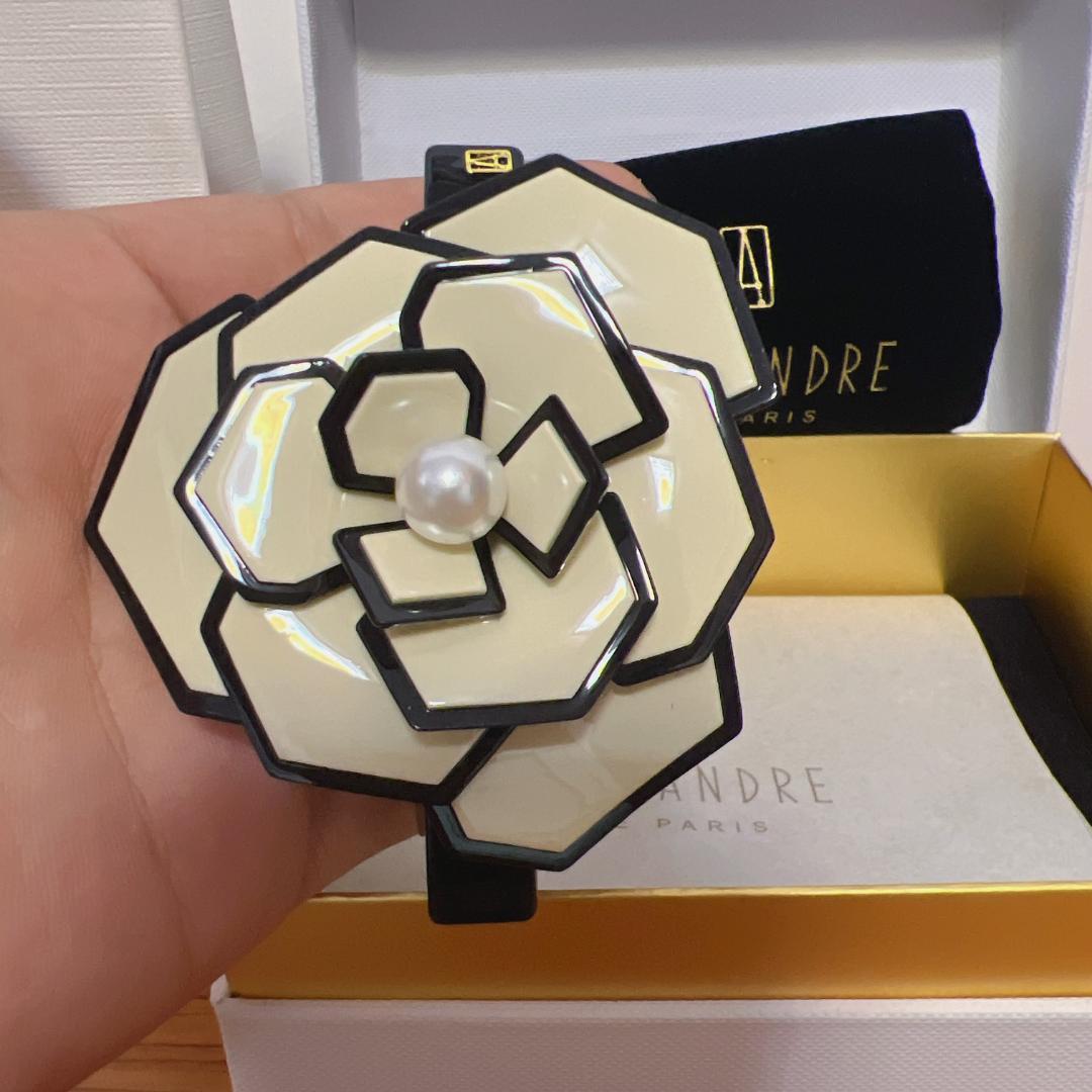 ALEXANDRE DE PARIS ローズヘアピン