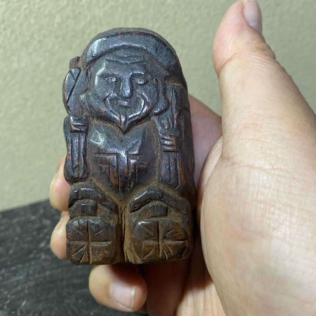 隠れキリシタン大黒天木彫 大黒天隠れキリシタン置物
