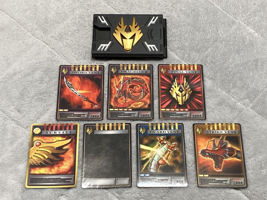 CSM Vバックル＆ドラグバイザー 付属品 カードデッキ 仮面