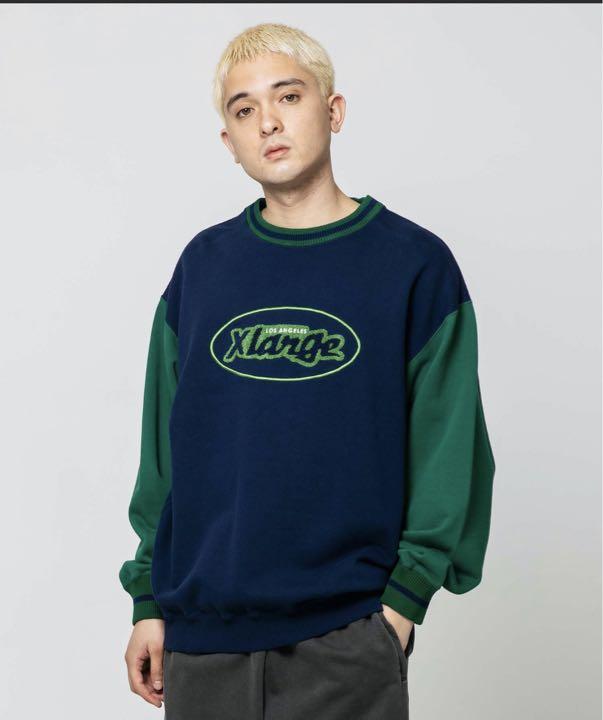 T-ポイント5倍】 【新品・未使用】XLARGE スウェット パイルロゴ ...