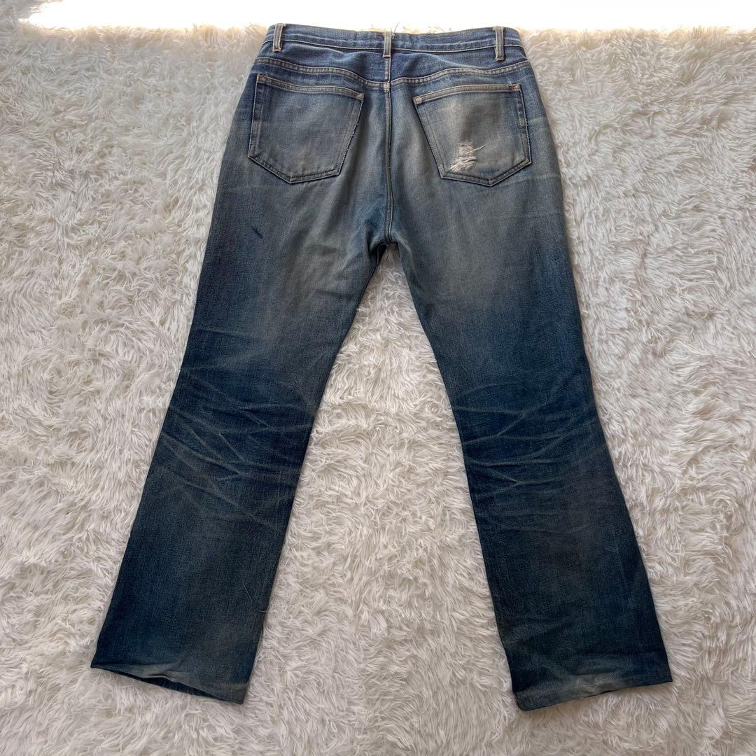 一点物 90s〜 セルビッチ 赤耳 ダメージデニム A.P.C. 日本製　W34