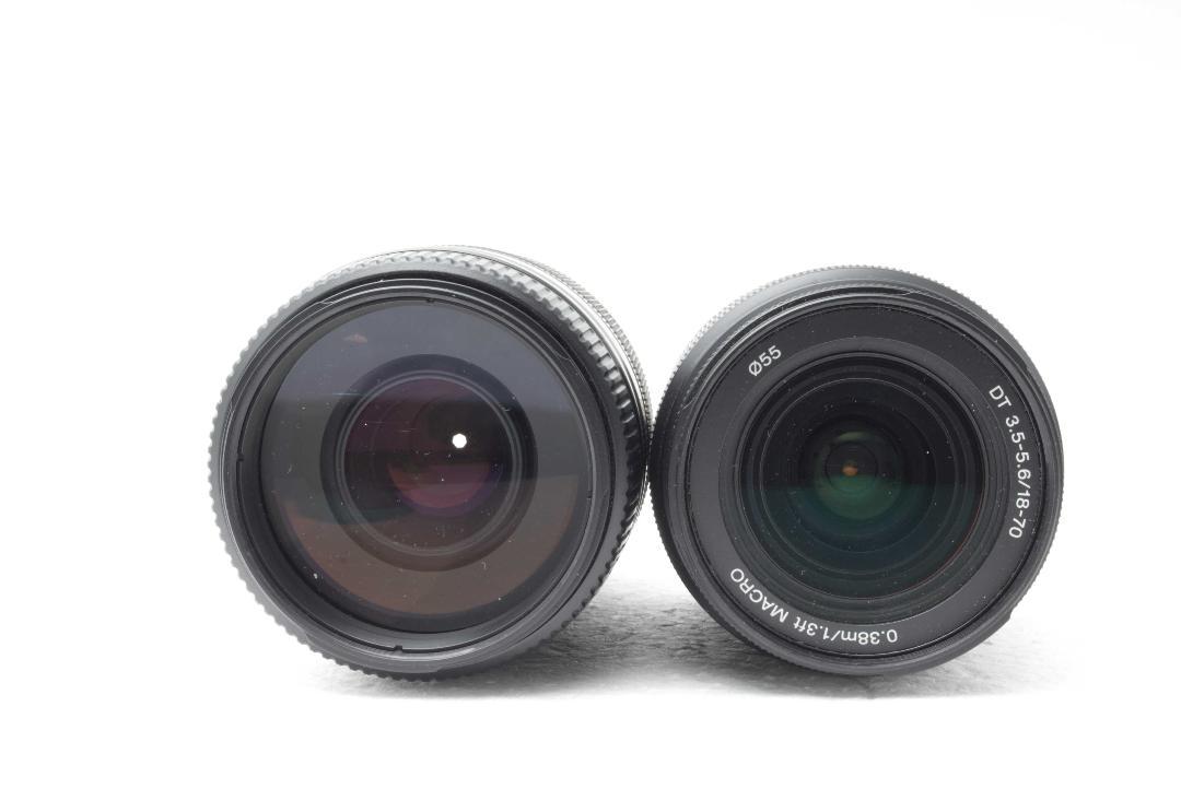 SONY α300 ダブルレンズキットライブビュー搭載で使いやすい！初心者も安心