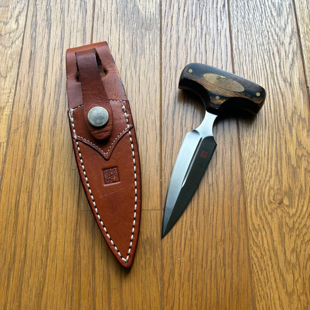 Al Mar ダガー型ナイフ 木製ハンドル