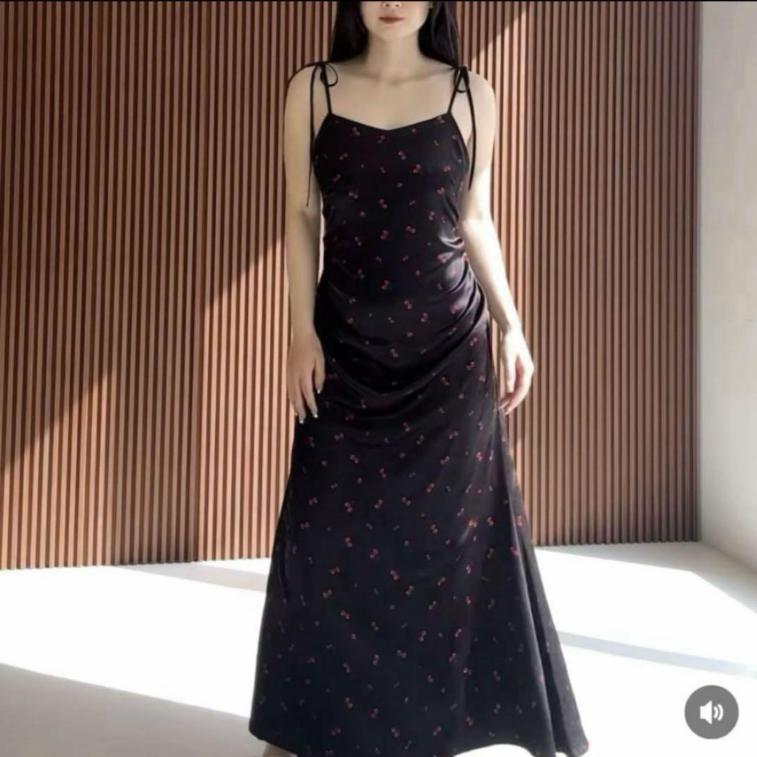【新品】eimy istoire cherry patternキャミワンピース