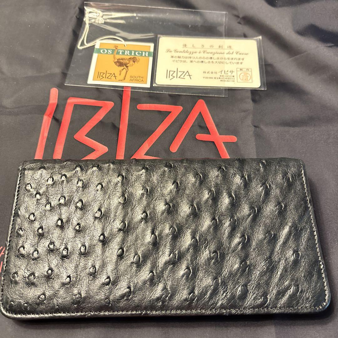 サマーセール ミニグランド バンドル IBIZA オーストリッチ メルカリ - ブラック 長財布 小物
