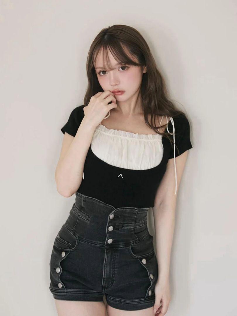 ANDMARY Mew frill tops アンドマリー