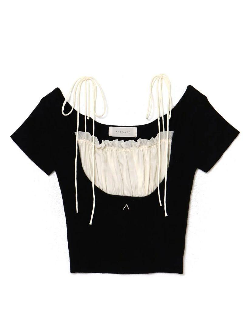 ANDMARY Mew frill tops アンドマリー