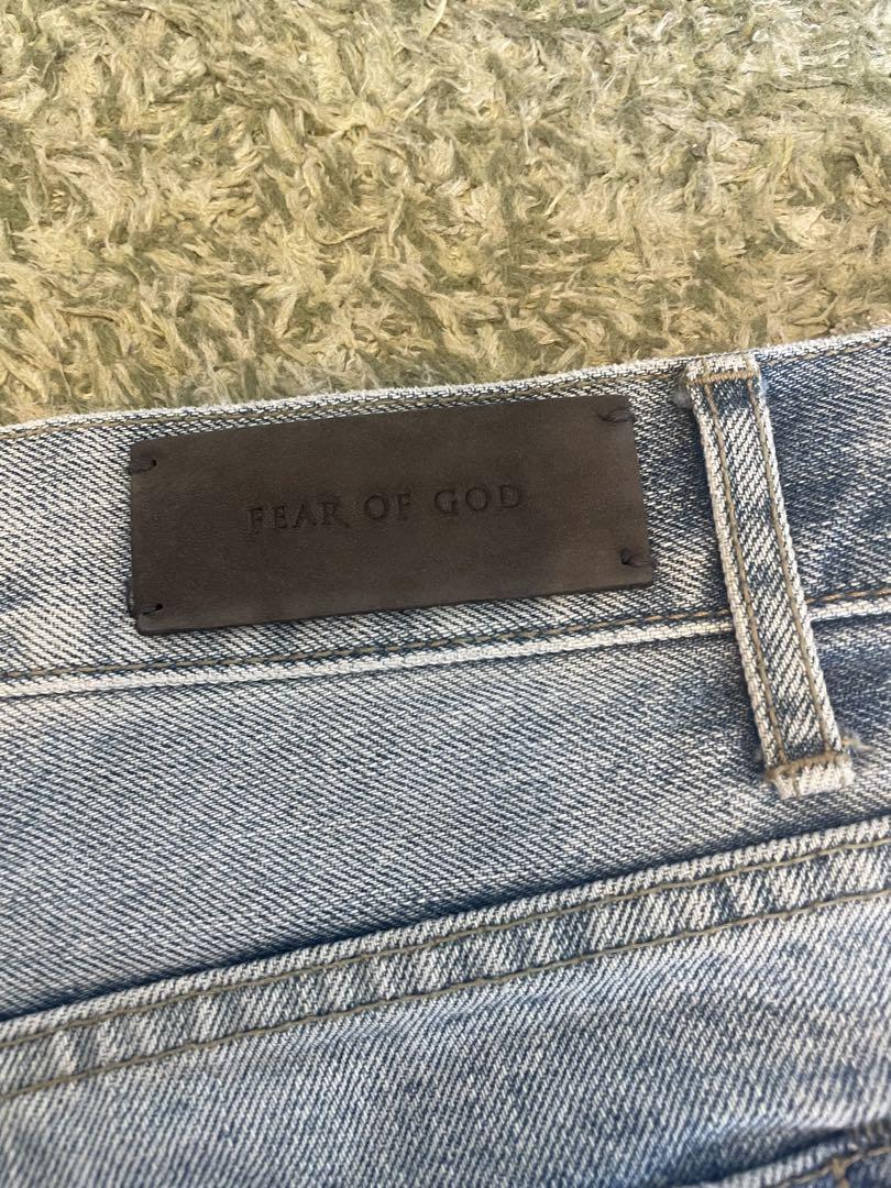 値下げ中】fear of god デニムショートパンツ ダメージ加工
