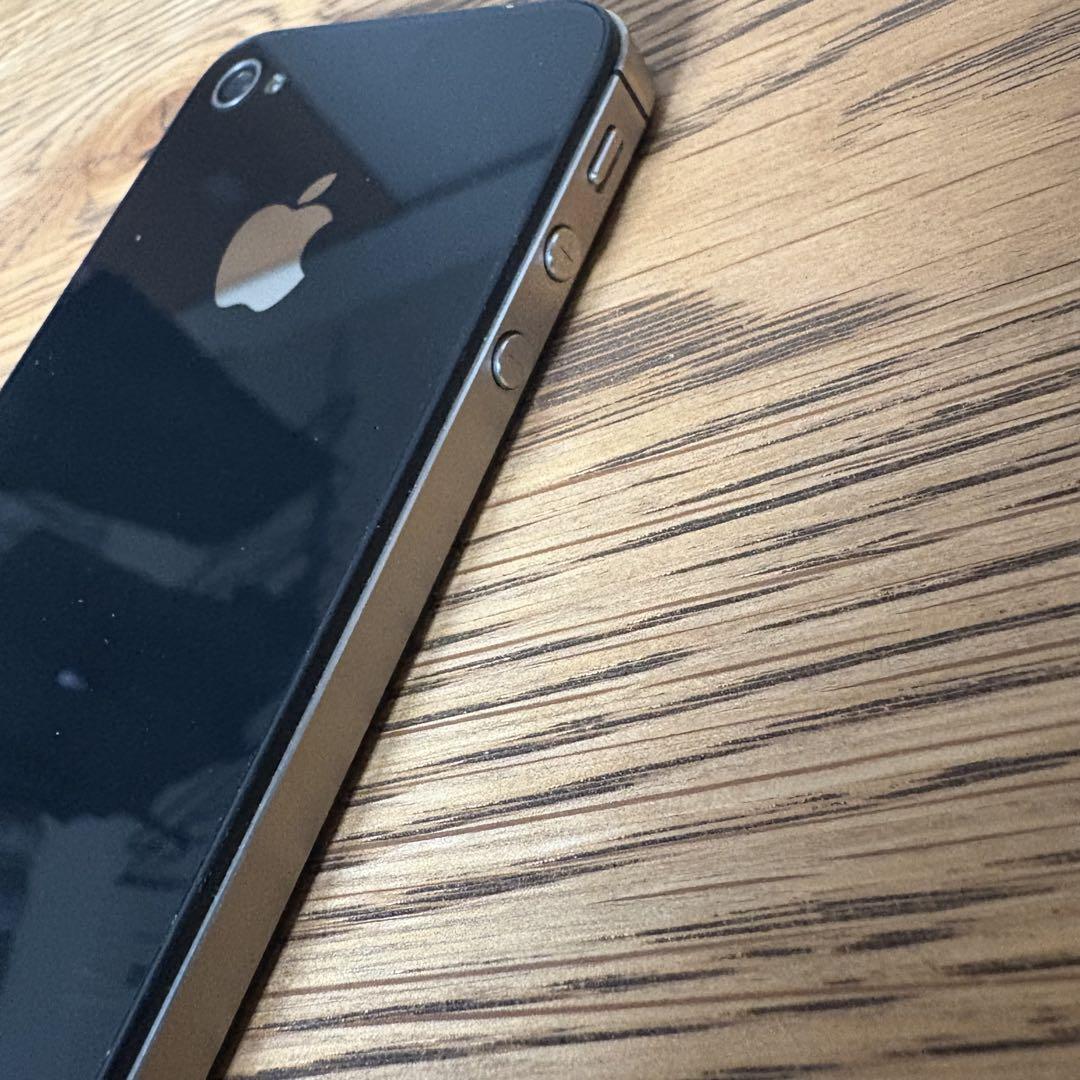 iPhone4s 16GB ブラック 充電ケーブル付 - メルカリ