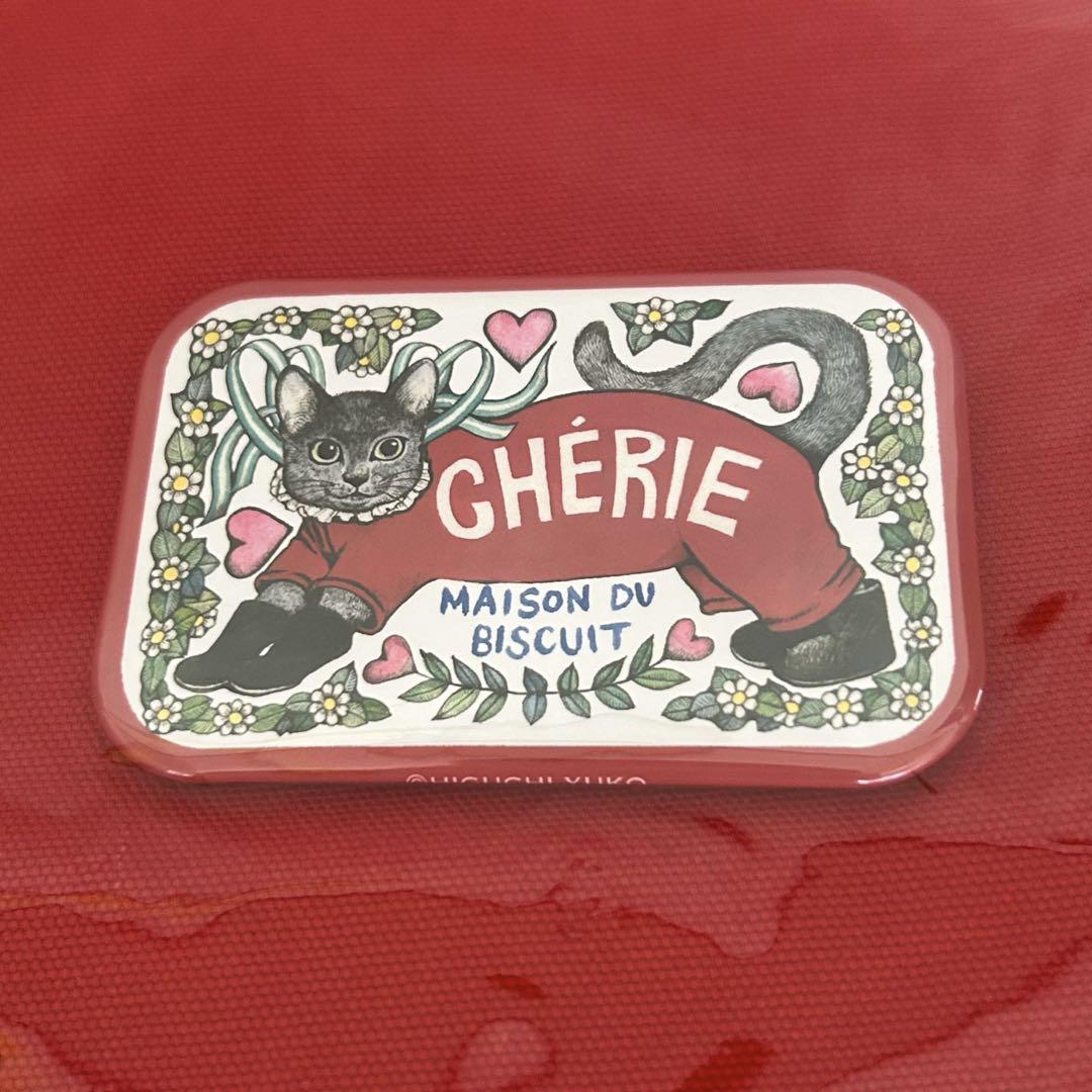 未開封新品 CHERIE ヒグチユウコ 限定LEOトート 2種類　缶バッジ付き CHERIE×ヒグチユウコ LEO トートバッグ 2色セット コラボ缶1個
