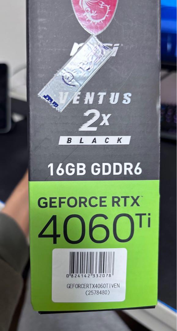 グラフィックボード・グラボ・ビデオカード GeForce RTX 4060 Ti VENTUS 2X 16GB OC
