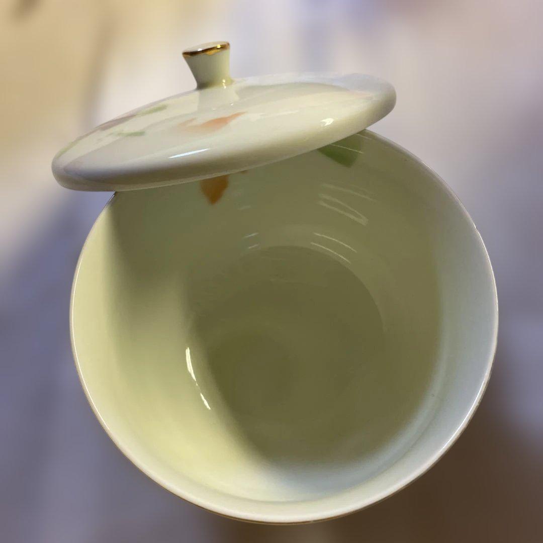 新品　未使用　有田　花だより　ルリ　汲み出し揃い5客セット　急須　湯呑み