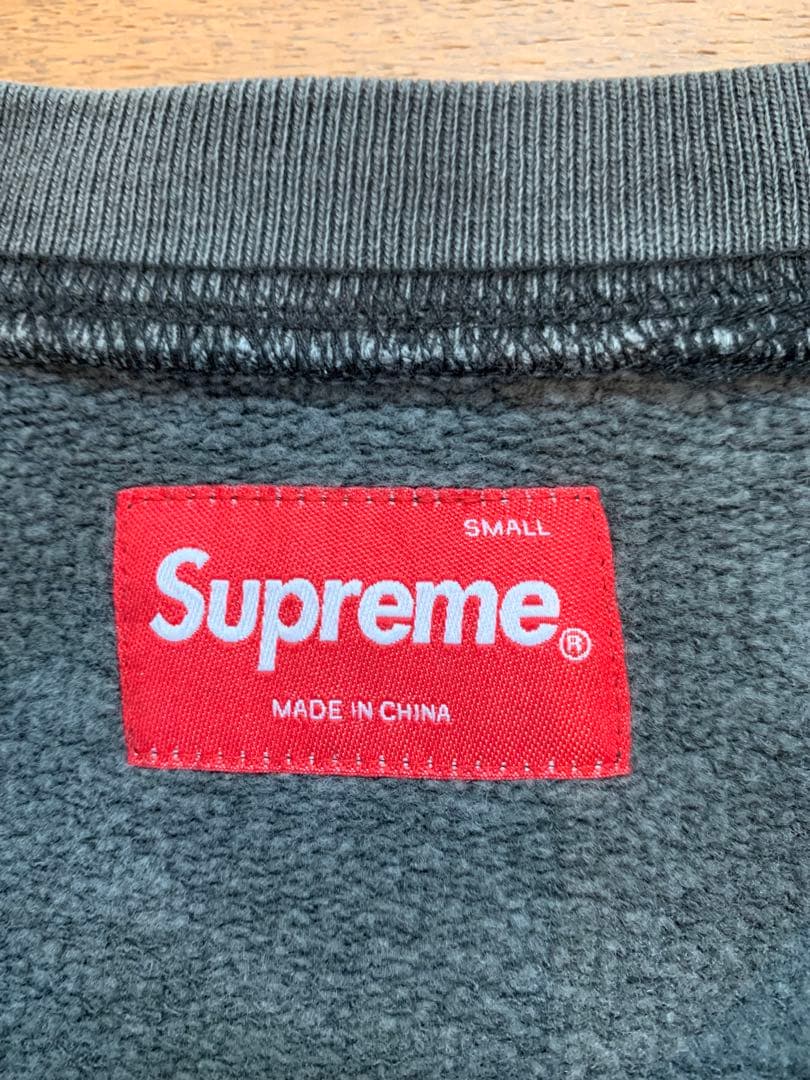 リアリスティックな シュプリーム オーバーダイ クルーネック SS17 オールドイングリッシュS・SUPREME