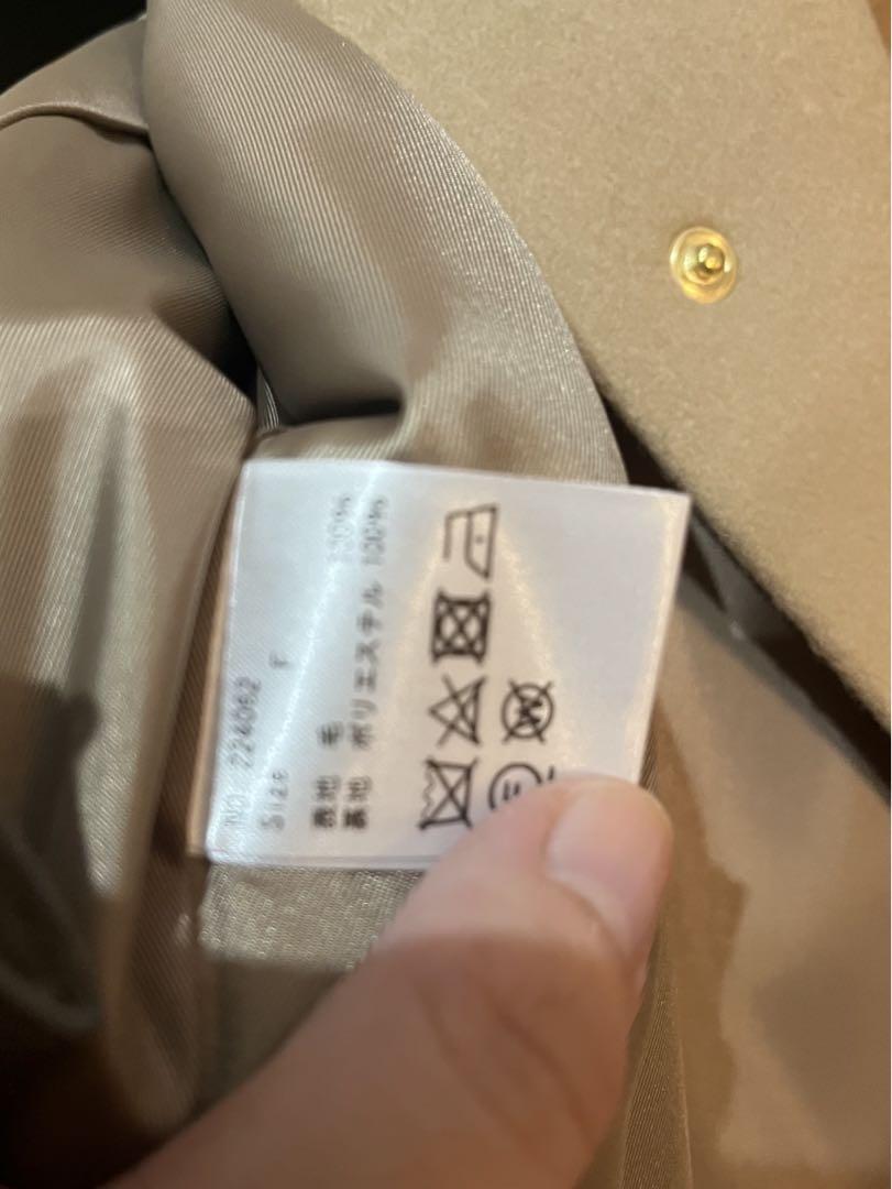週末限定価格em.エムドット　エコファーケープコートキャメル
