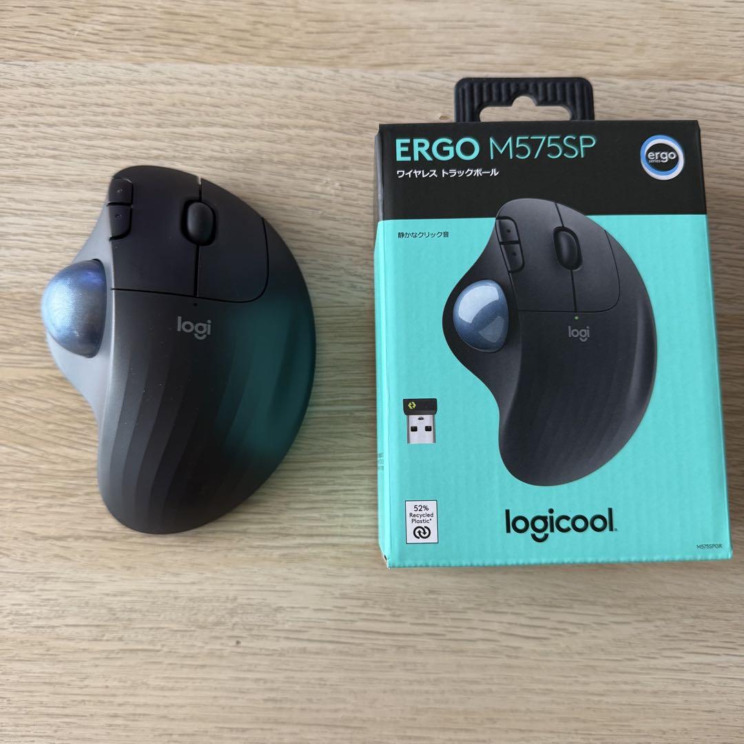 logicool ワイヤレストラックボール　ERGO M 575SP マウス