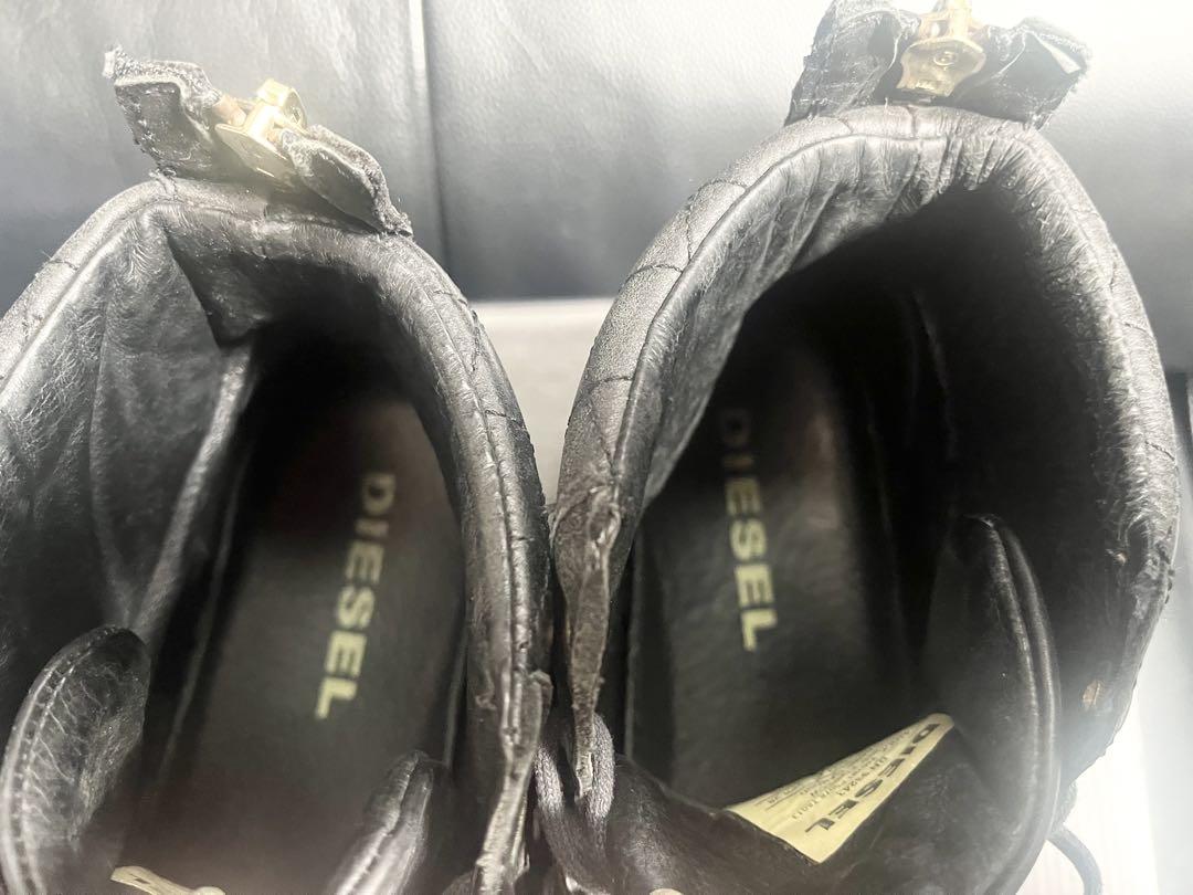 DIESEL ハイカットスニーカー　ブラック