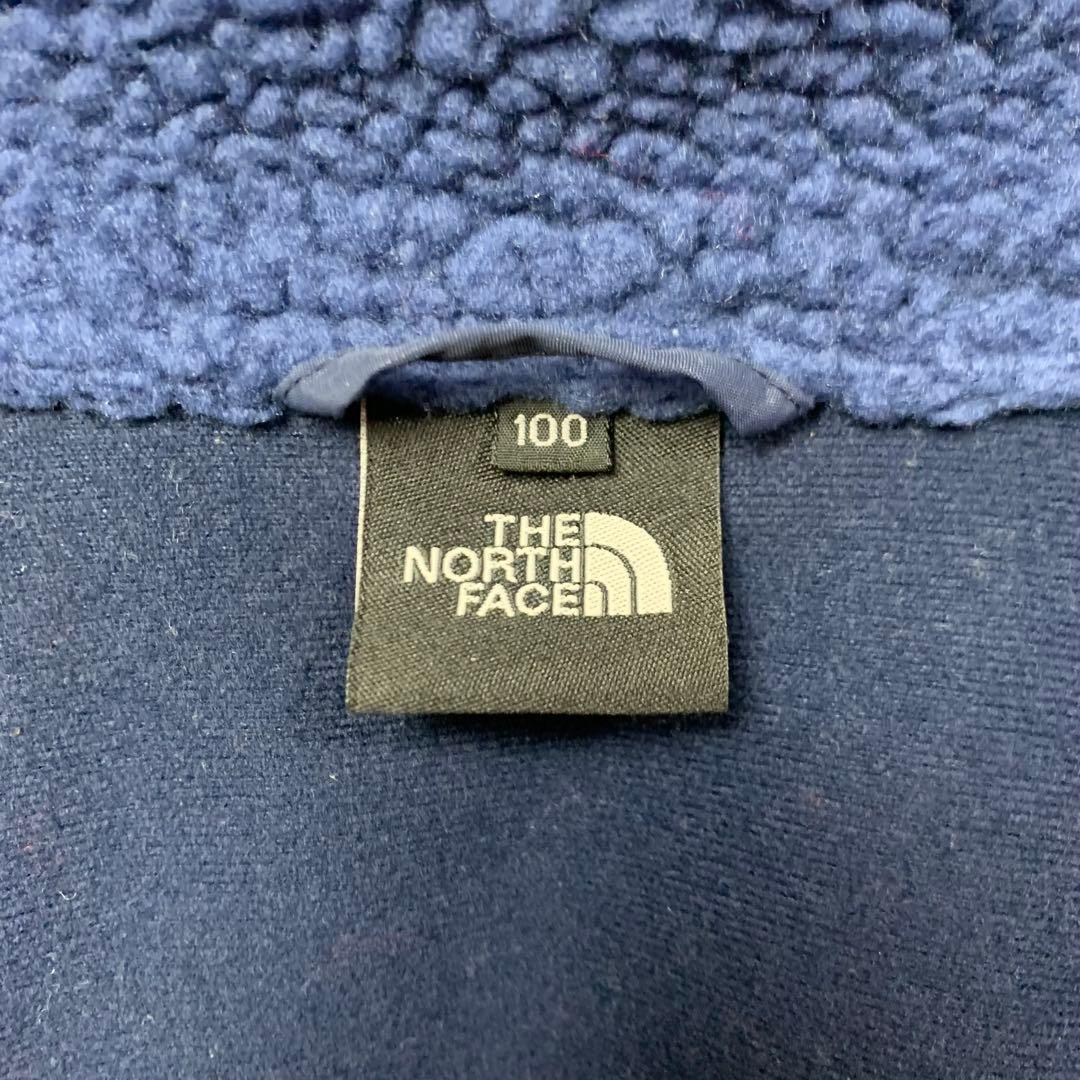ノースフェイス 50周年パッチ デナリジャケット メンズ L 青 ボアフリース ノースフェイス 50周年パッチ デナリジャケット メンズ L 青 ボアフリース