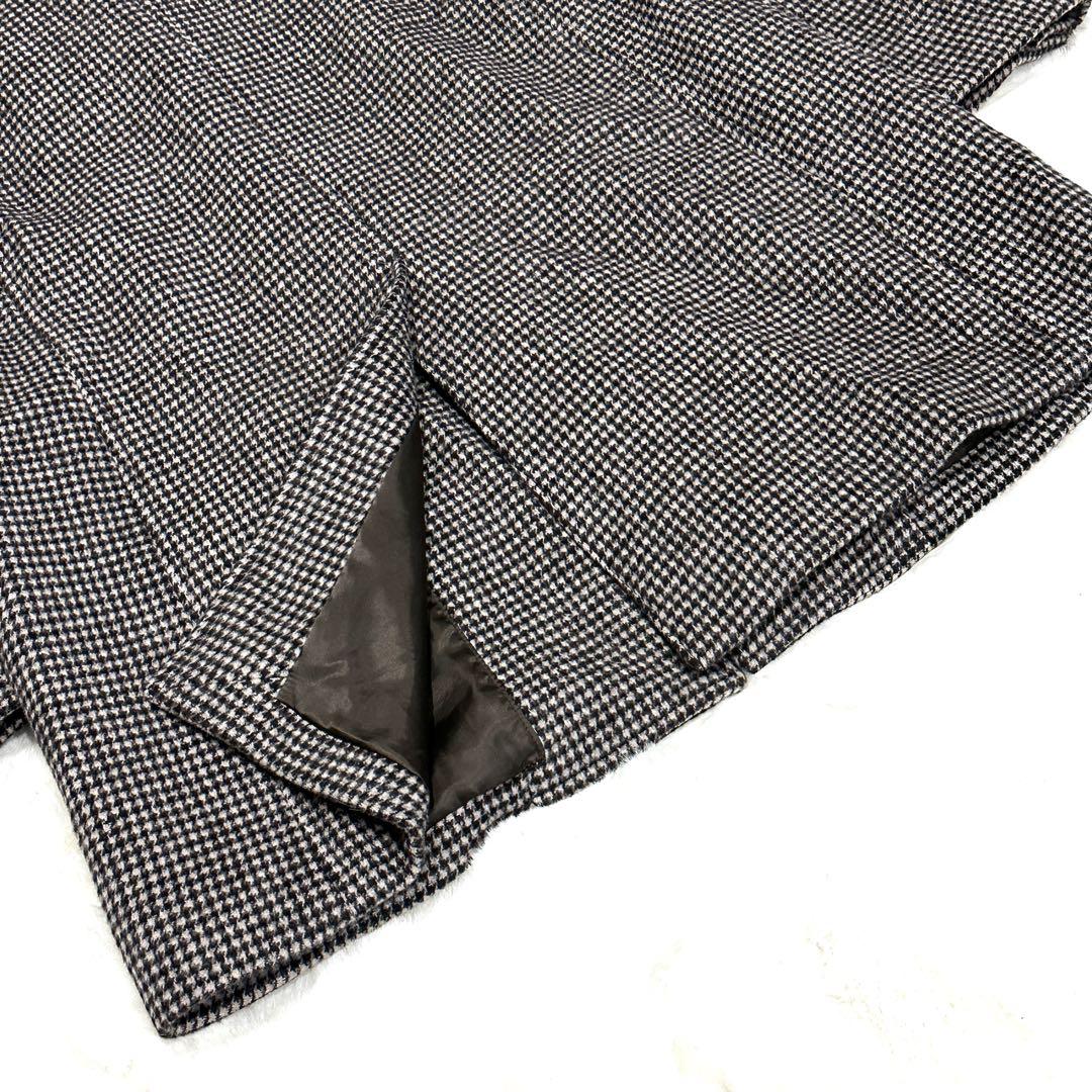【極美品】ユナイテッドアローズ　チェスターコート　ウール　千鳥格子　S ベージュ