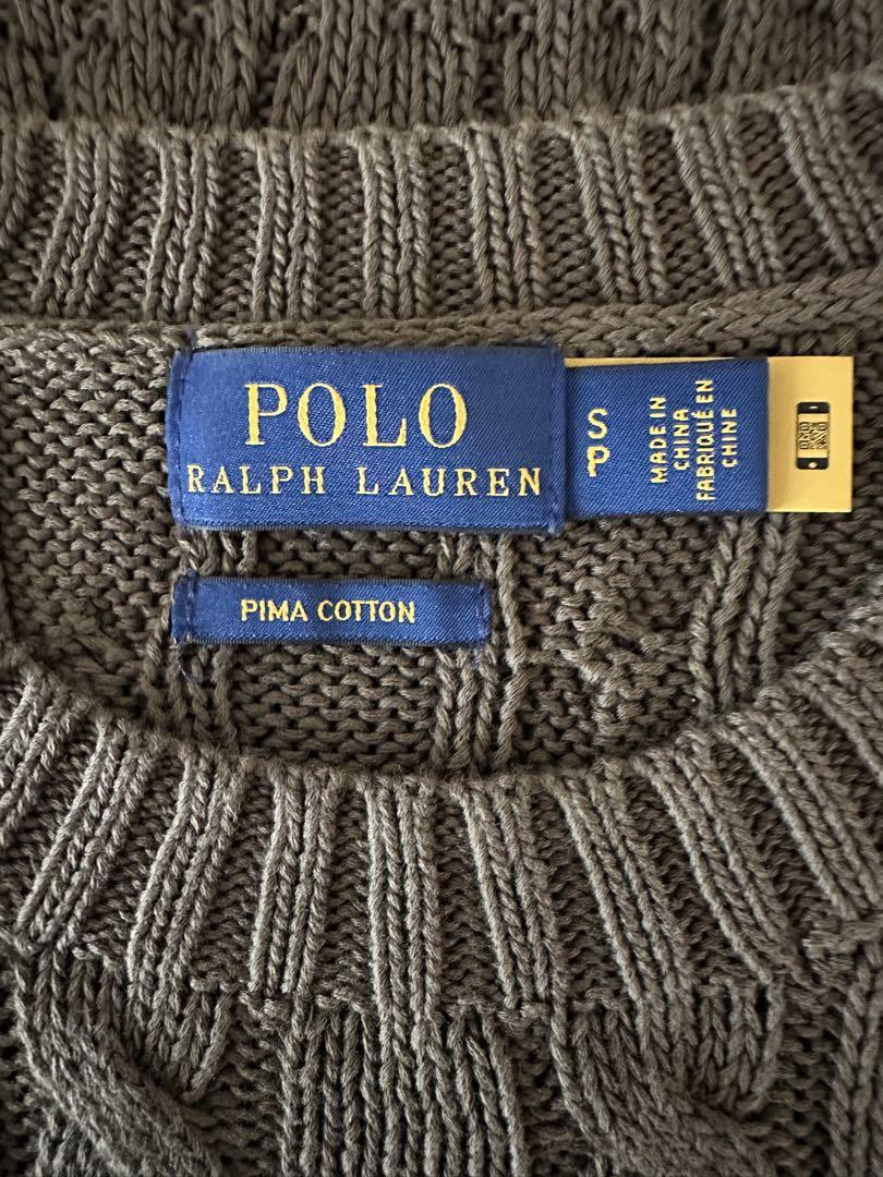 POLORALPHLAUREN★ビーデッド★ビックポニー★ケーブルニット
