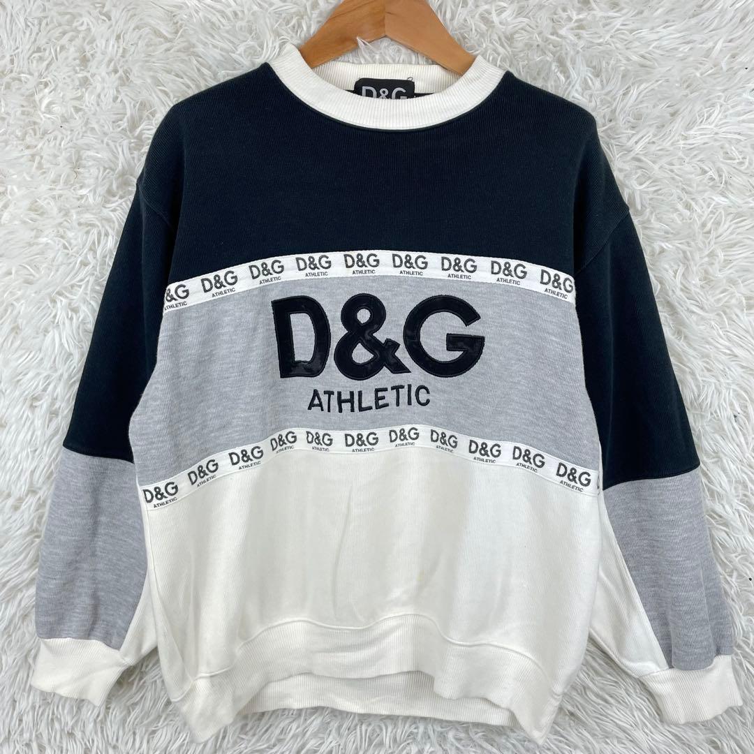 希少　90s D&G ATHLETIC スウェット　M ビンテージ