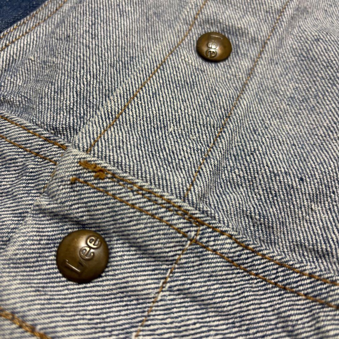 珍品 70's ビンテージ Lee デニム リバーシブル ジャケット L ワーク