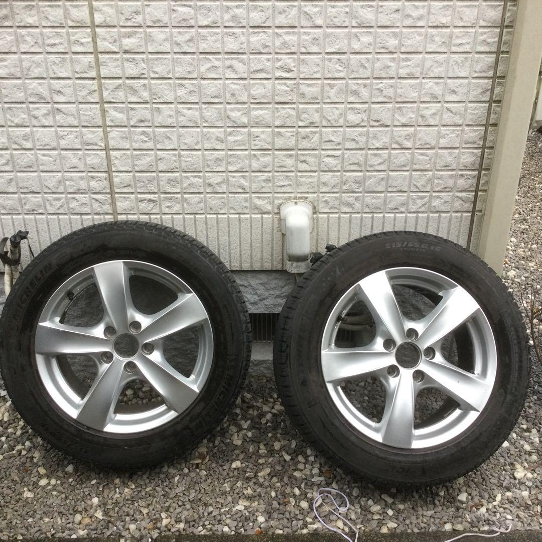 ミシュラン スタッドレス タイヤ 215/55 R16 アルミホイール付き
