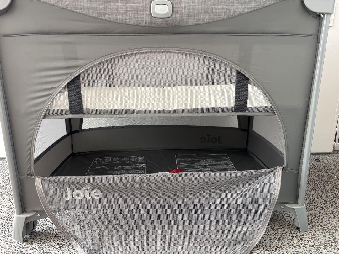 美品✨joie＊トラベルコット＊クビースリープ＊ベビーベッド Joie トラベルコット クビースリープ（フォギーグレー