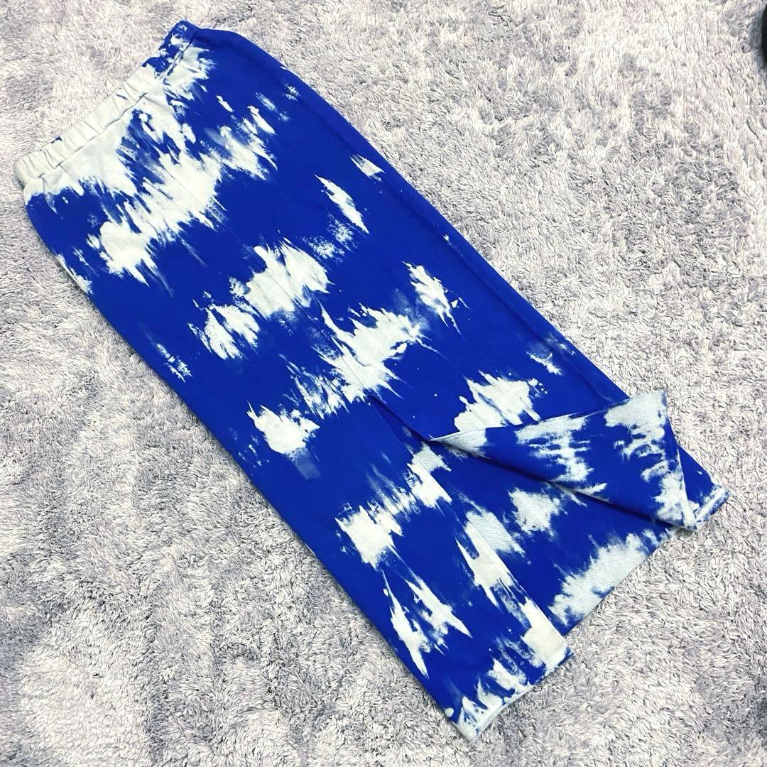 【極美品】mag.by c マグバイシー 青白 タイダイ柄セットアップ Fサイズ