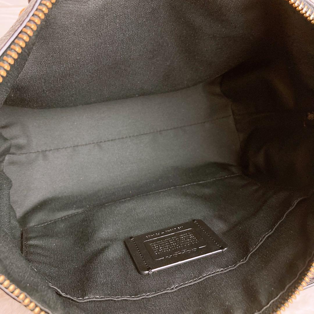 ★美品★ COACH コーチ 2WAY レザー ショルダーバッグ シボ革 COACH コーチ 2way ショルダーバッグ レザー バッグ シボ革