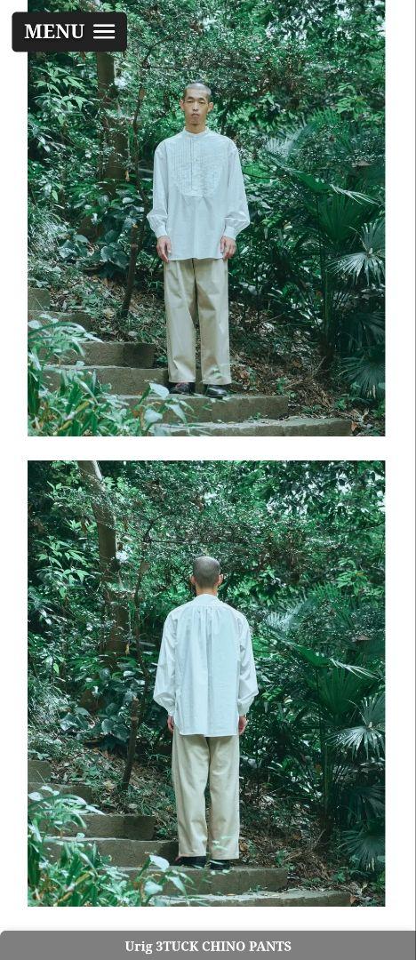 Urig（ウーリッヒ）の3TUCK CHINO PANTS（チノパンツ）の通販