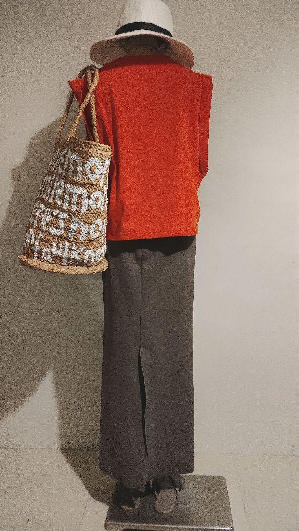 冬ちゃん様 C6187 ワイドスリーブカットソー×Iラインスカートコーデ