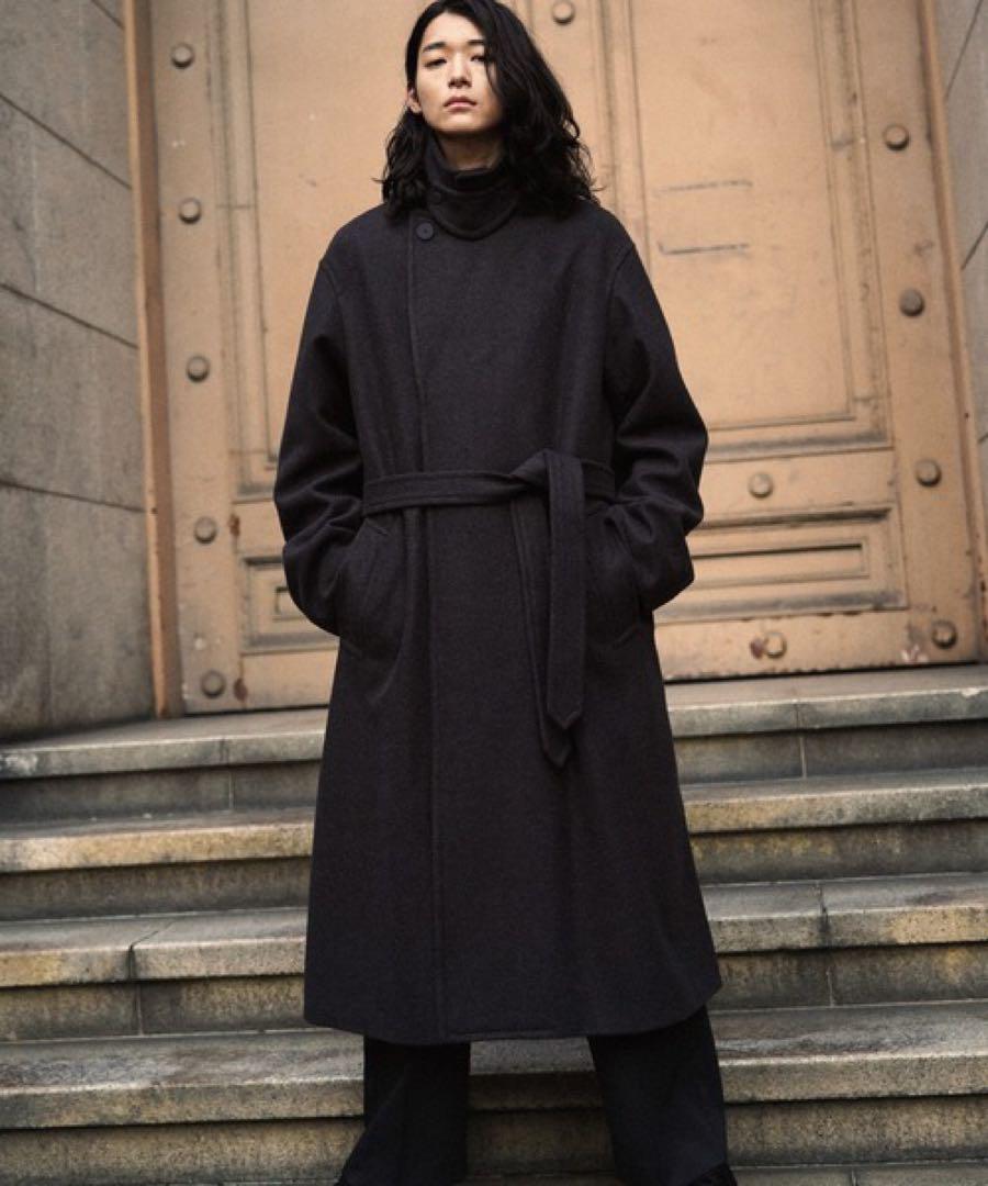 SMOOTH HERRINGBONE MAXI OVER COAT コート